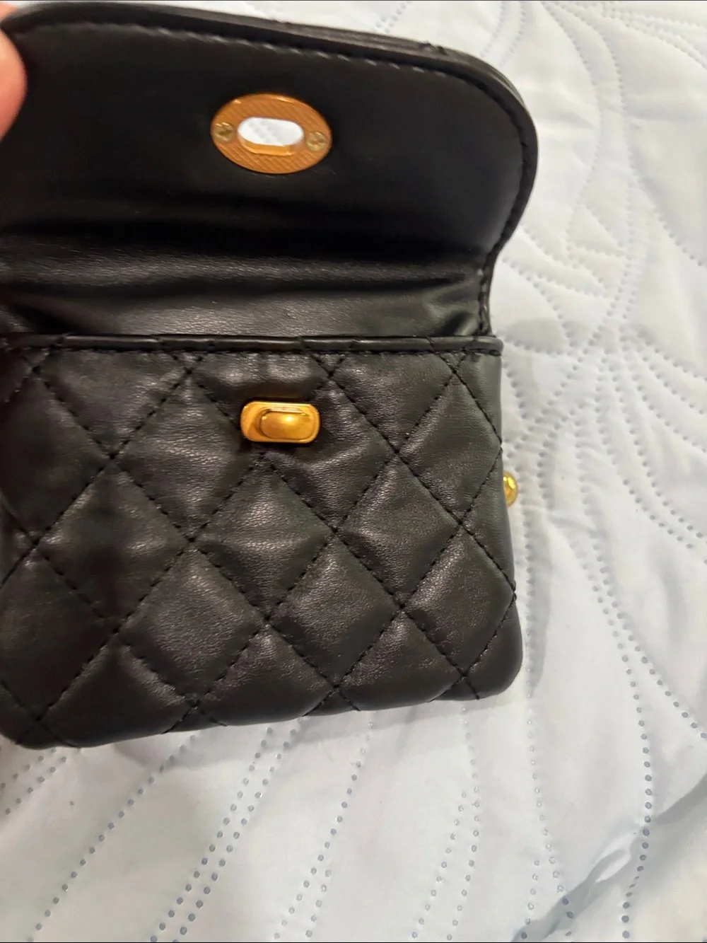 vintage gold mesh coin purse